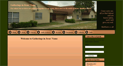 Desktop Screenshot of gatheringsinjesusname.org