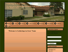 Tablet Screenshot of gatheringsinjesusname.org
